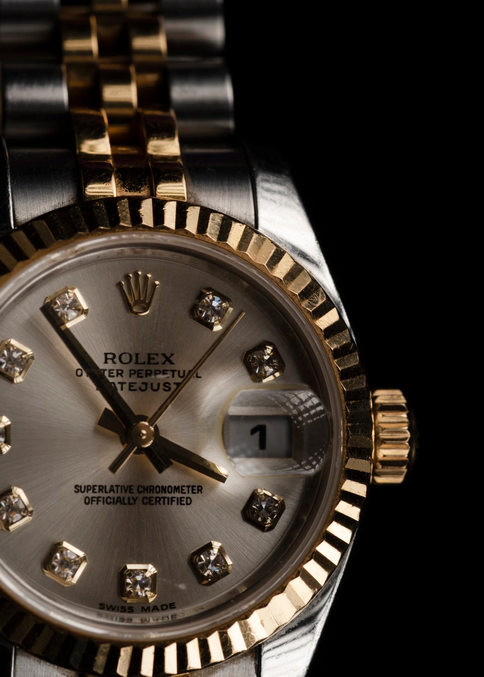 Rolex Datejust Factory Diamond Bezel 26mm