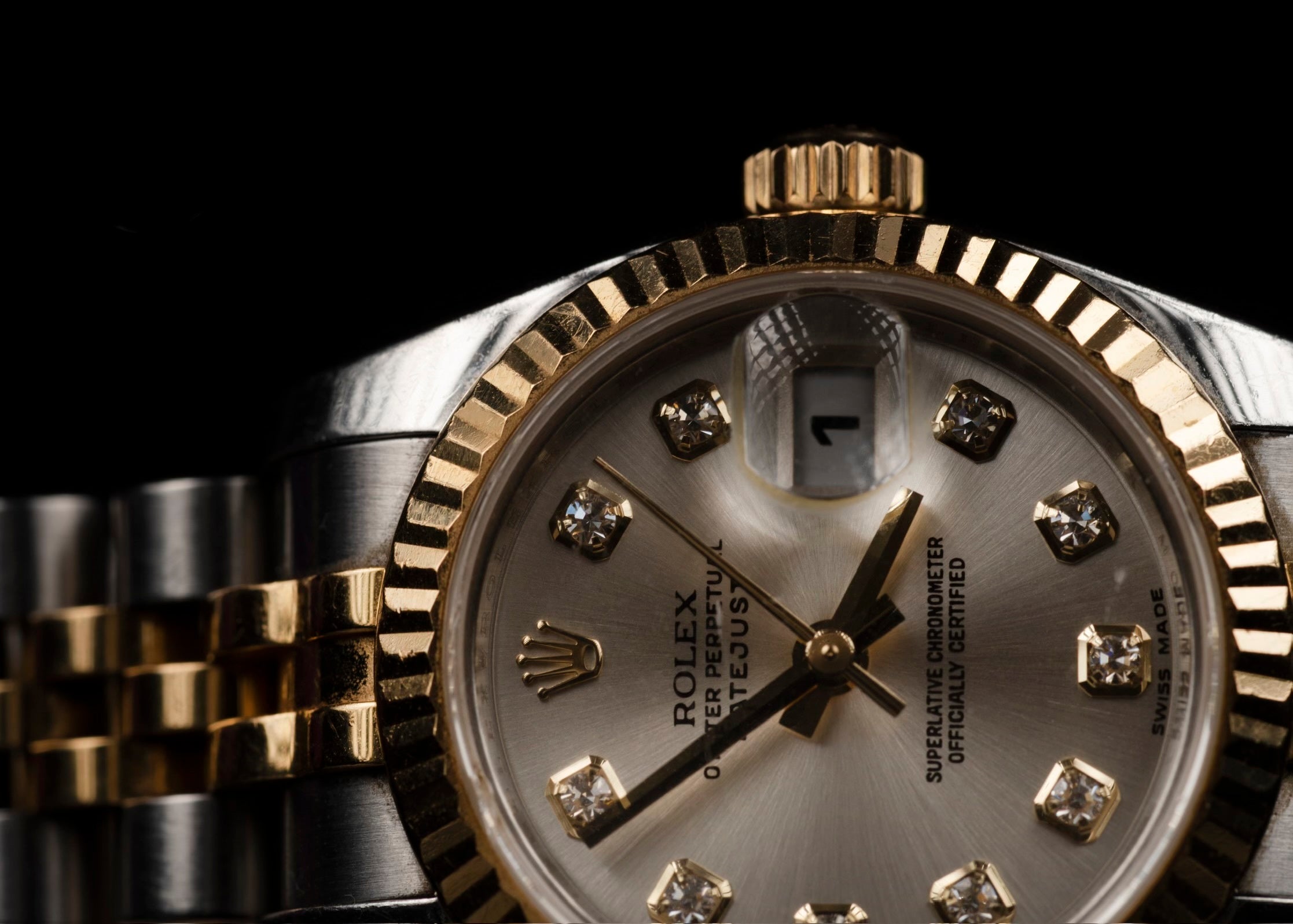 Rolex Datejust Factory Diamond Bezel 26mm