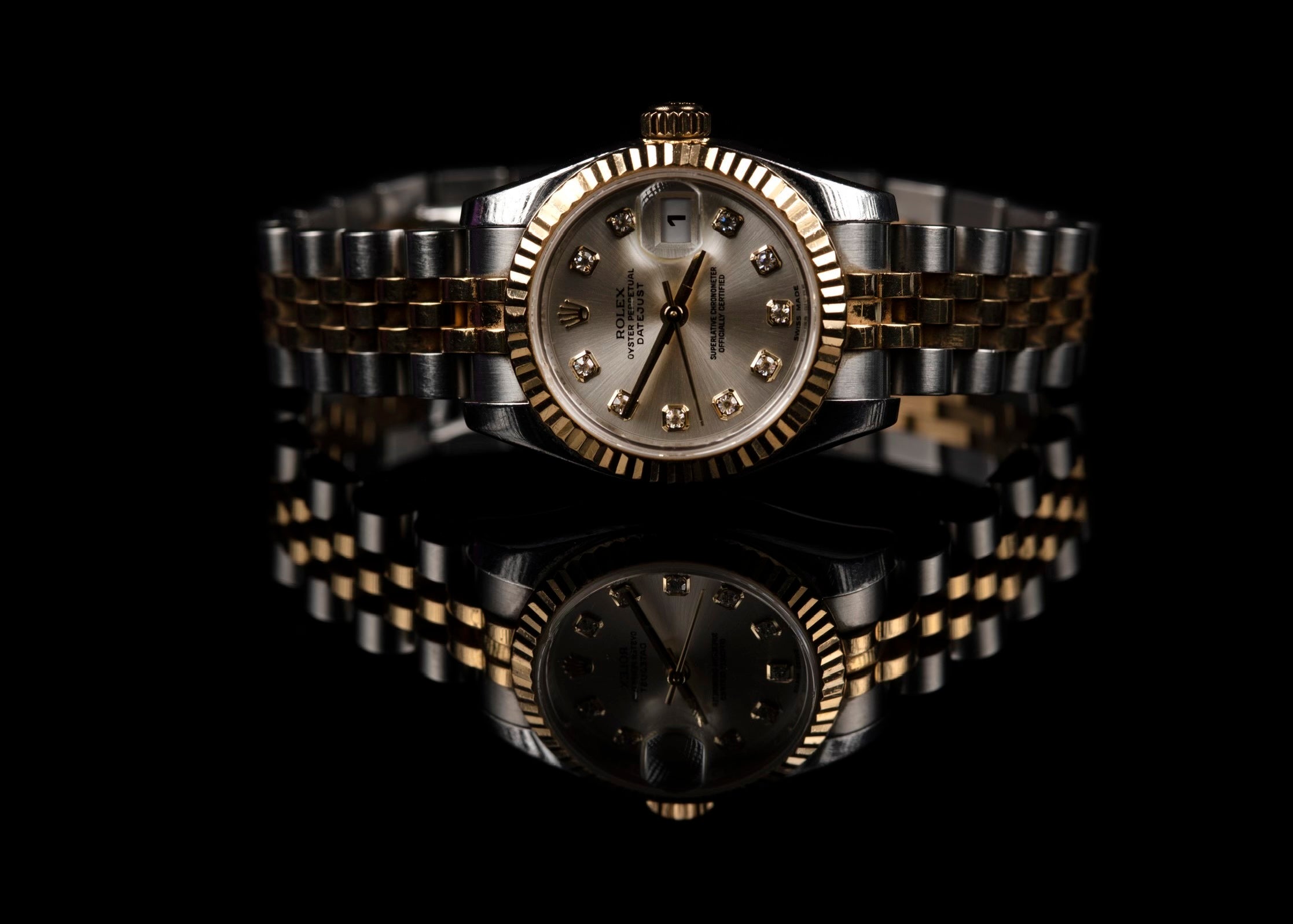 Rolex Datejust Factory Diamond Bezel 26mm